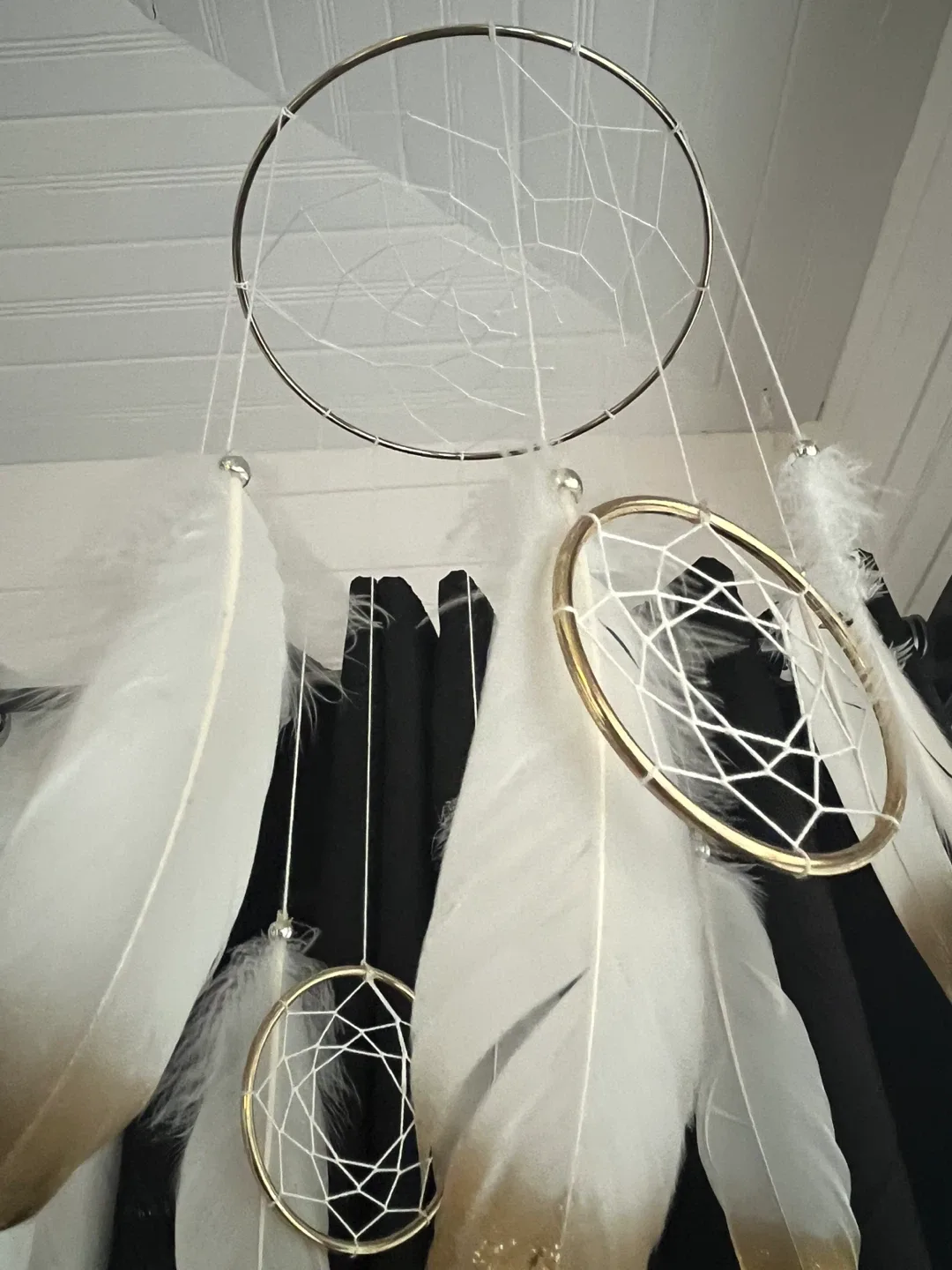Dream Catcher - Baby Mobile - White & Gold image indicator(3)