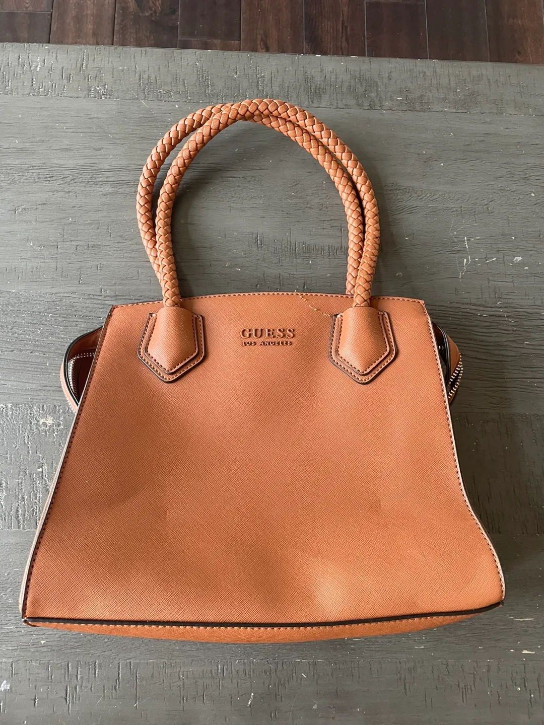 Guess Los Angeles Brown Satchel thumbnail