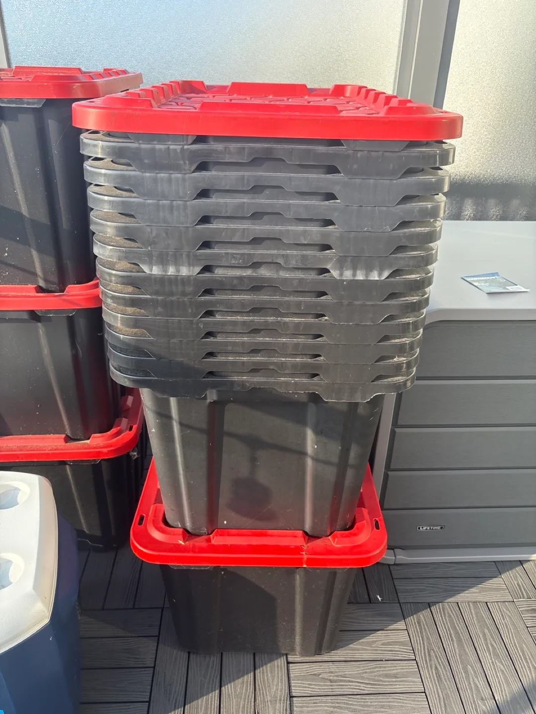 102L Heavy-Duty Storage Box - 29x20x16" thumbnail