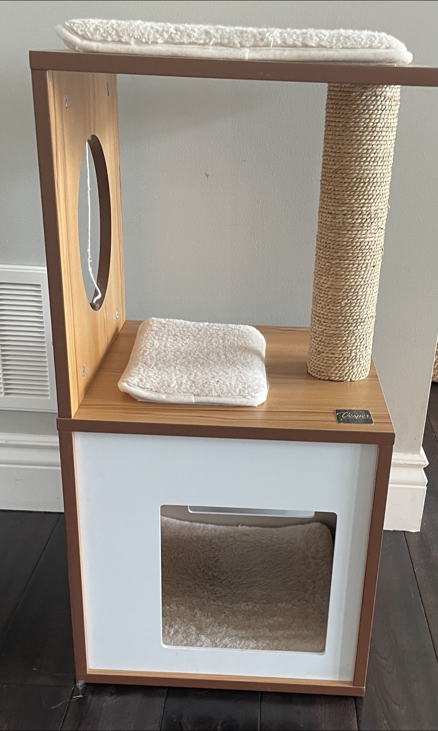 Modern Cat Tree with Scratching Post