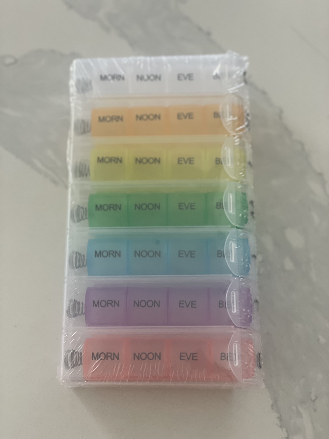 New Rainbow Pill Organizer