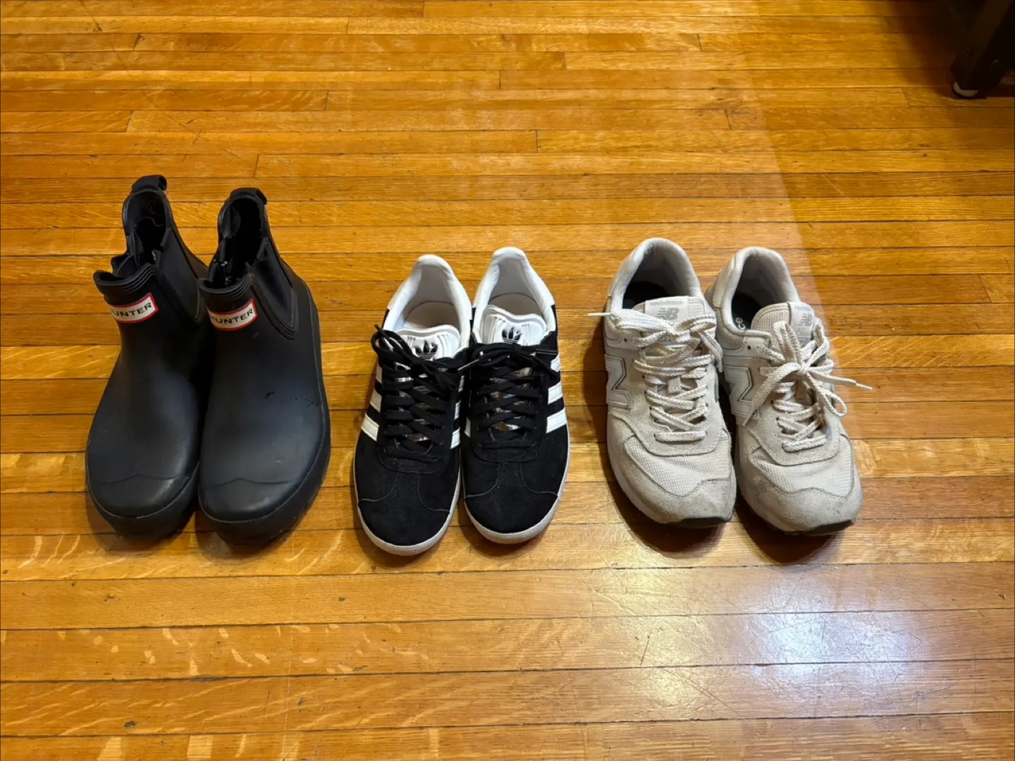 Free shoes size 7 - New Balance, Adidas, Hunter thumbnail