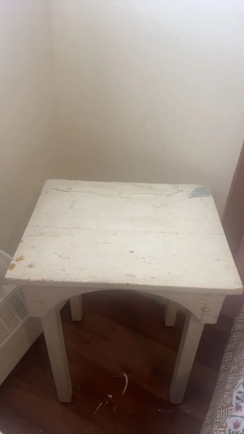 Vintage Wooden Side Table thumbnail
