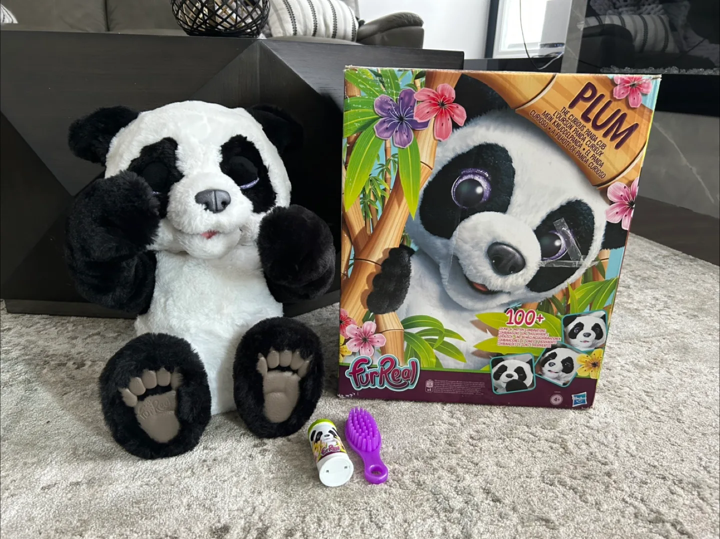 Hasbro furReal Plum, The Curious Panda Cub Interactive Plush Toy thumbnail