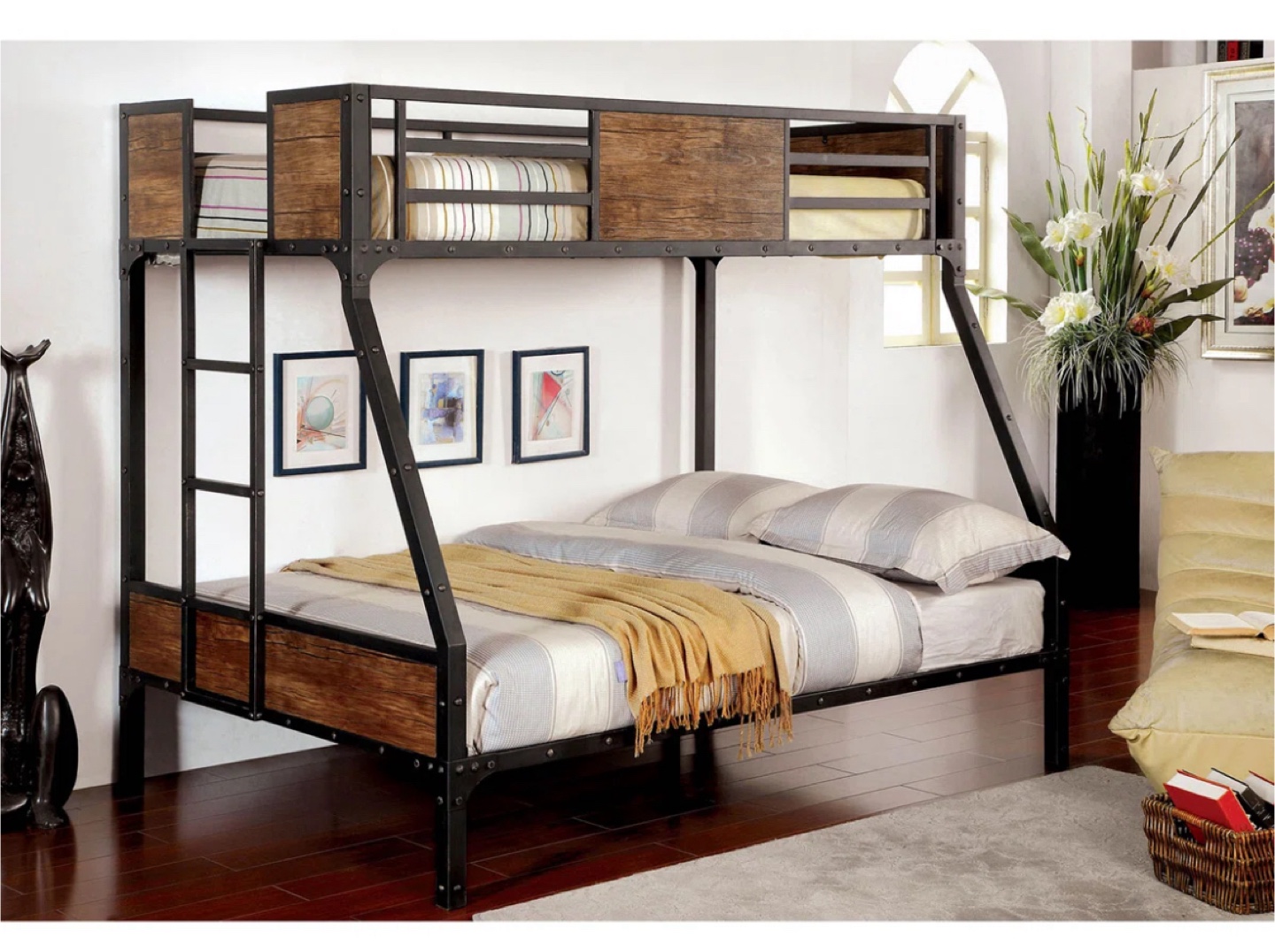 Industrial Style Bunk Bed - photo 2