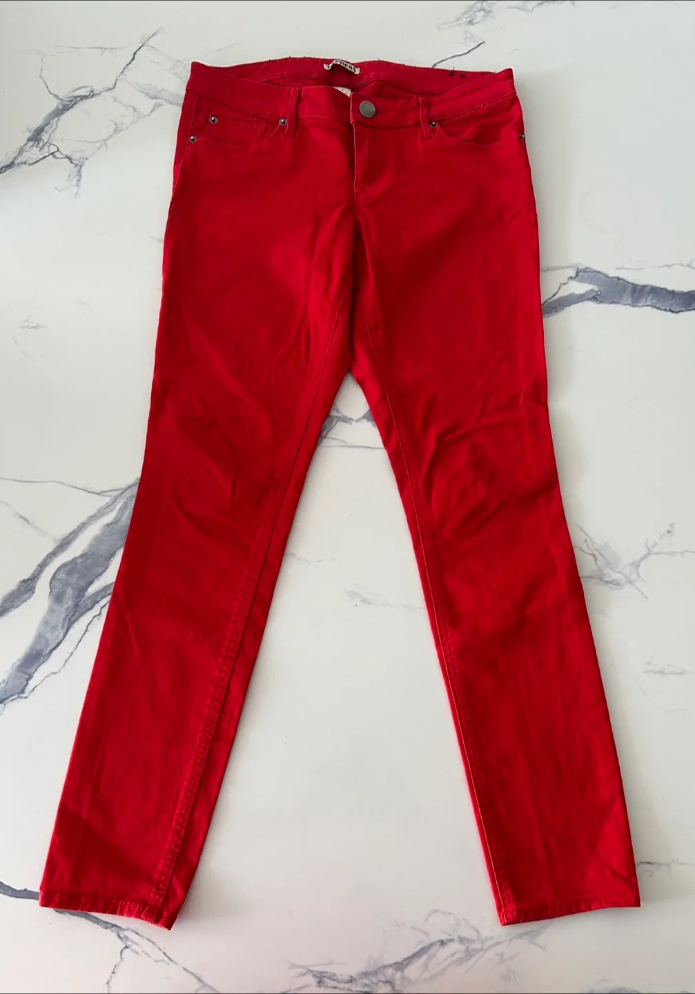 Express Red Jeans - Size 8 thumbnail