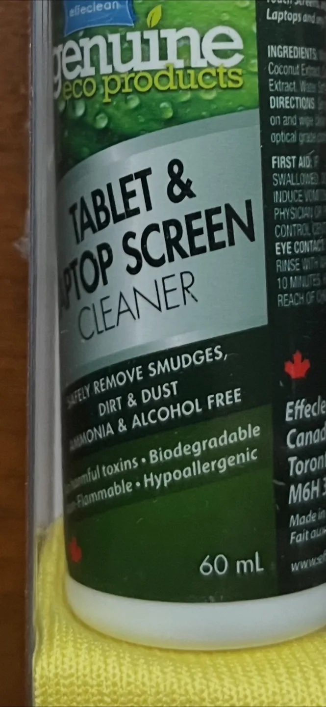 NEW Tablet & Laptop Screen Cleaner & Cloth Set image indicator(2)