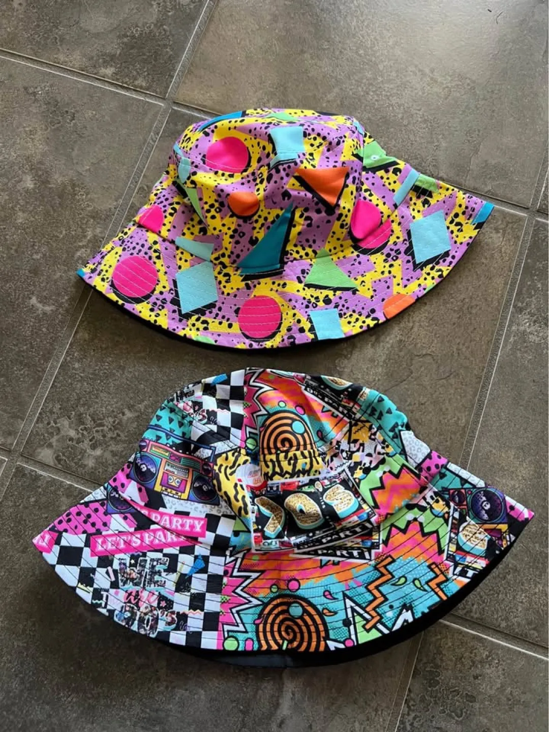 Two Funky Patterned Bucket Hats image indicator(2)
