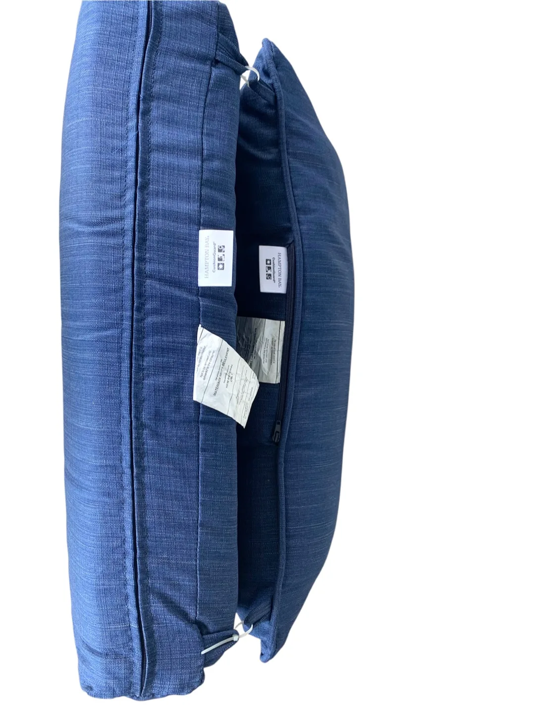 Hampton Bay Outdoor Chair Cushions - Navy Blue image indicator(2)