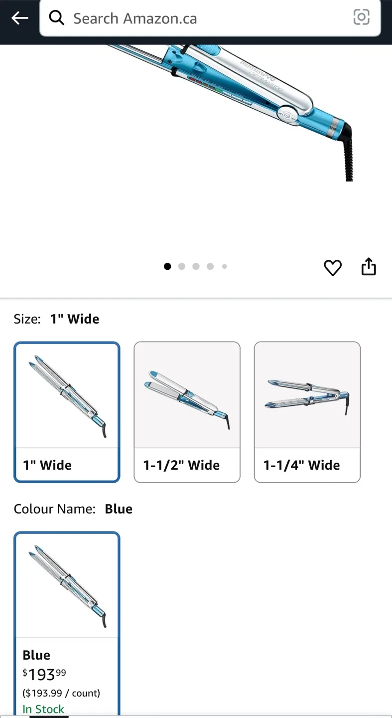 BabyblissPRO Optima Stainless Steel 1" Flat Iron thumbnail