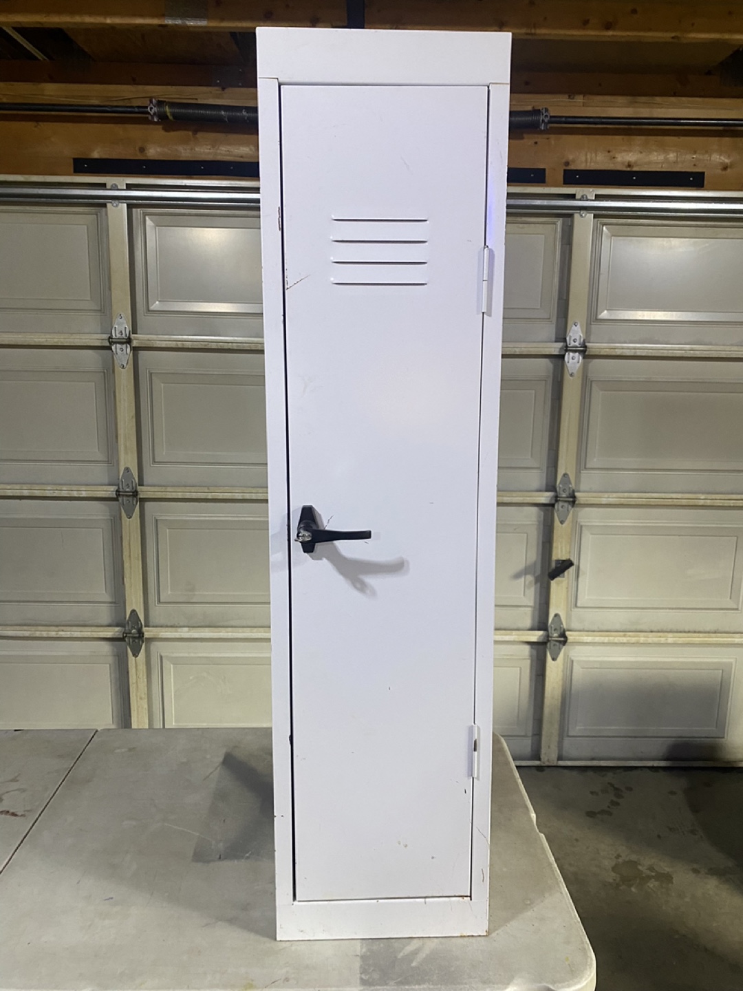 White Metal Locker