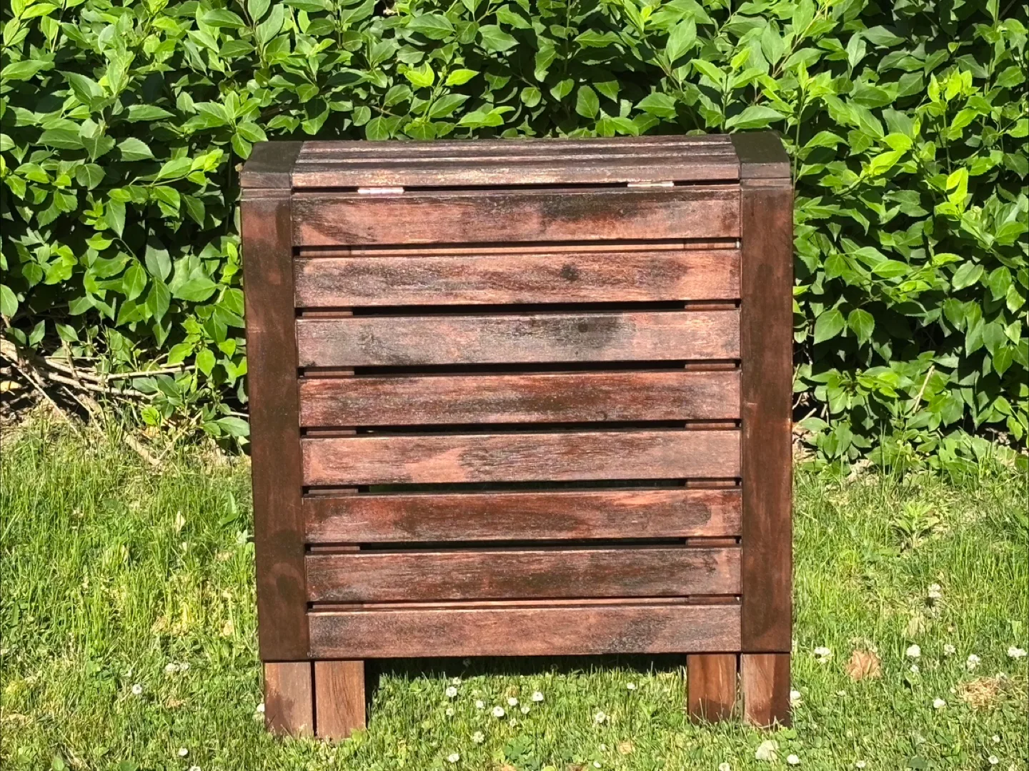 IKEA ÄPPLARÖ Gateleg Patio Table + Stain image indicator(5)