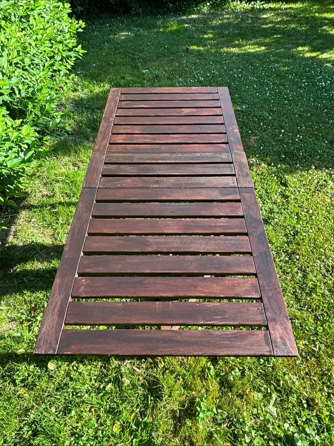 IKEA ÄPPLARÖ Gateleg Patio Table + Stain image indicator(4)