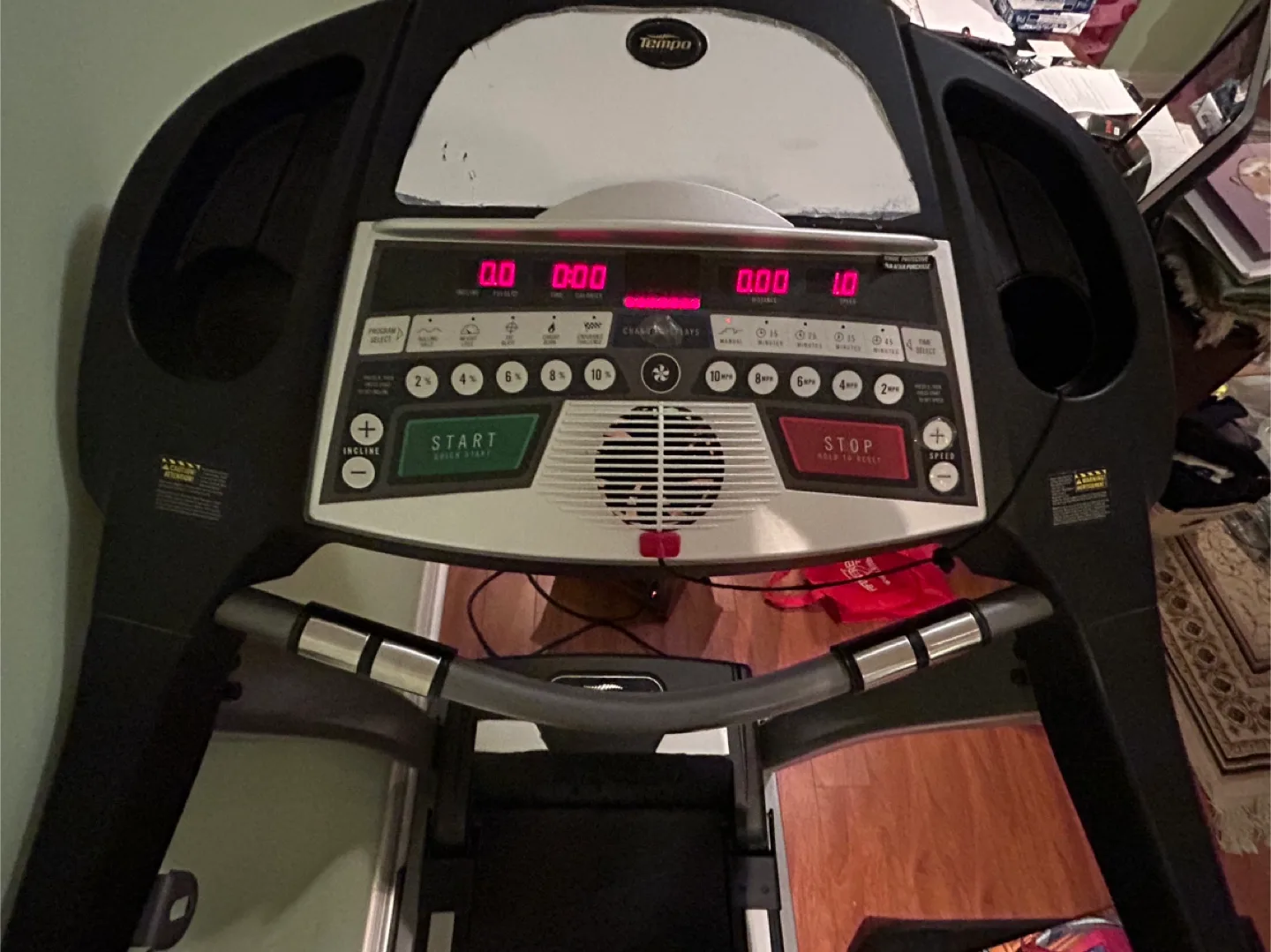 Tempo Fitness Treadmill image indicator(2)