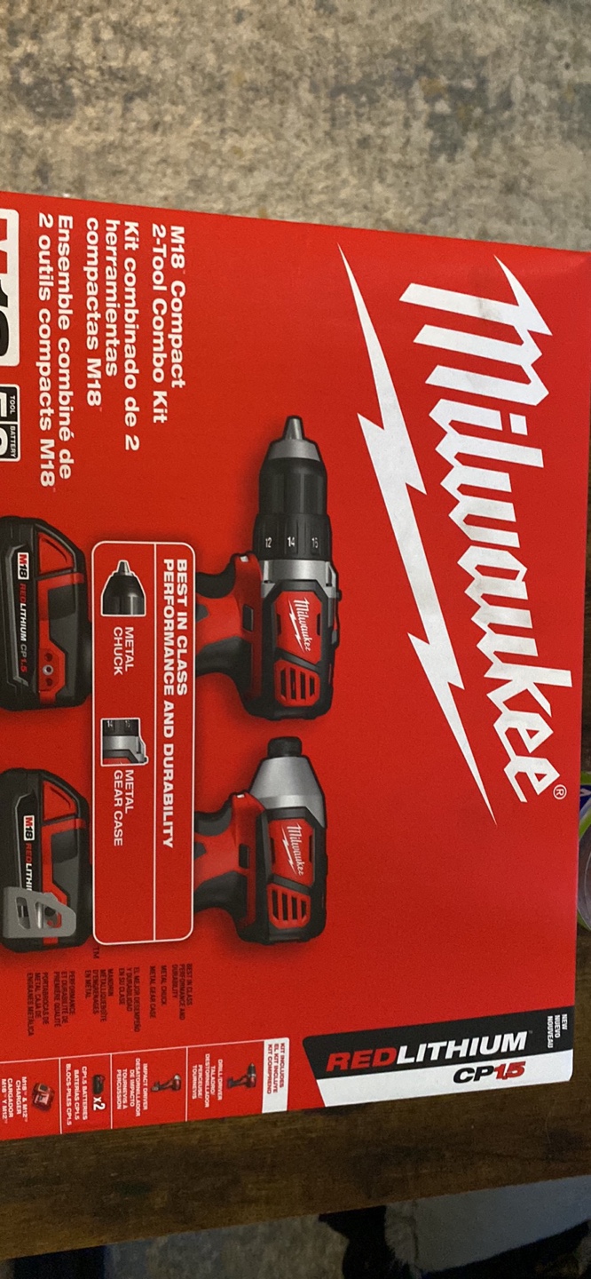 New Milwaukee M18 Compact 2-Tool Combo Kit