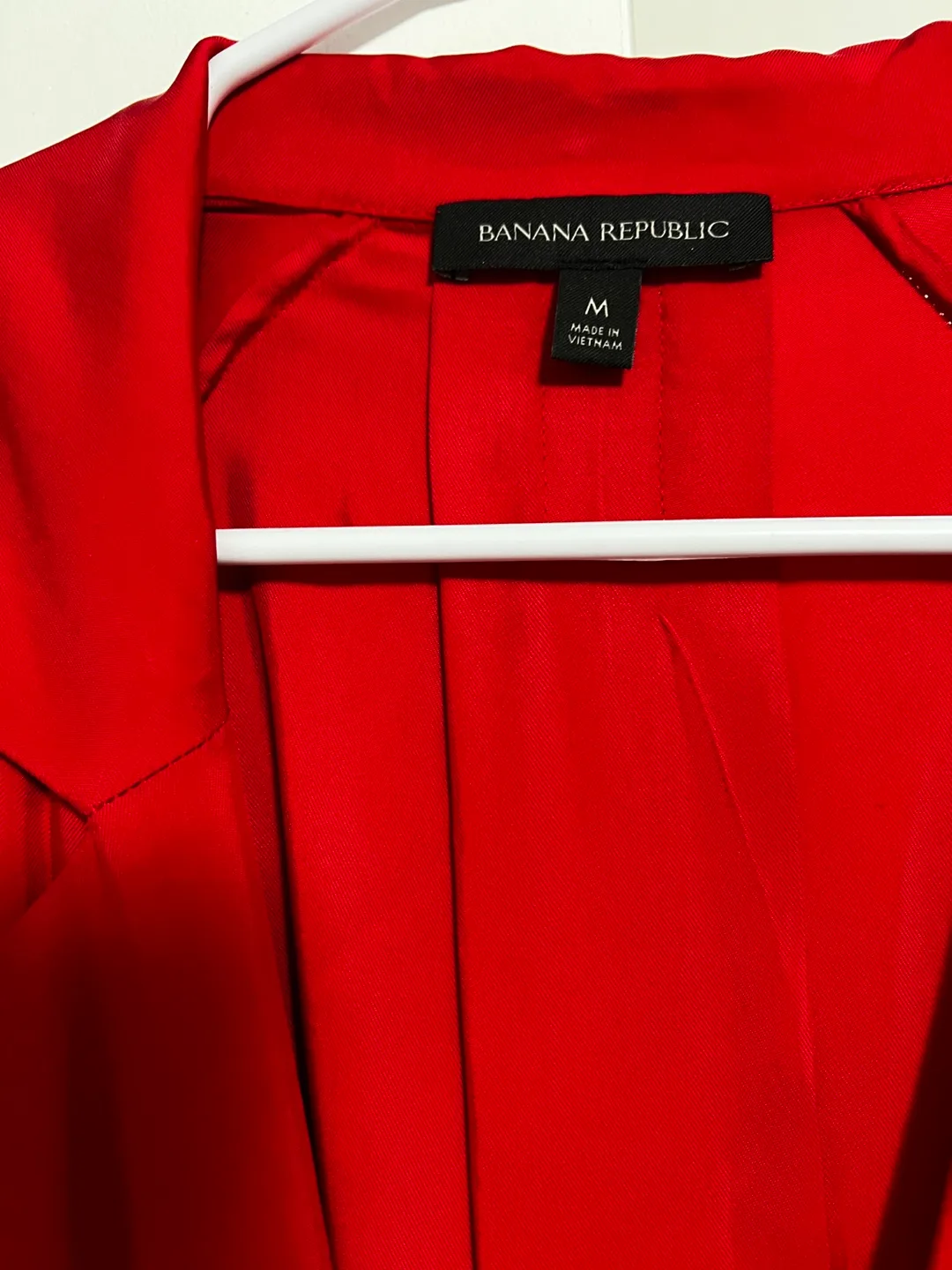 Banana Republic Red Blazer - Size M thumbnail