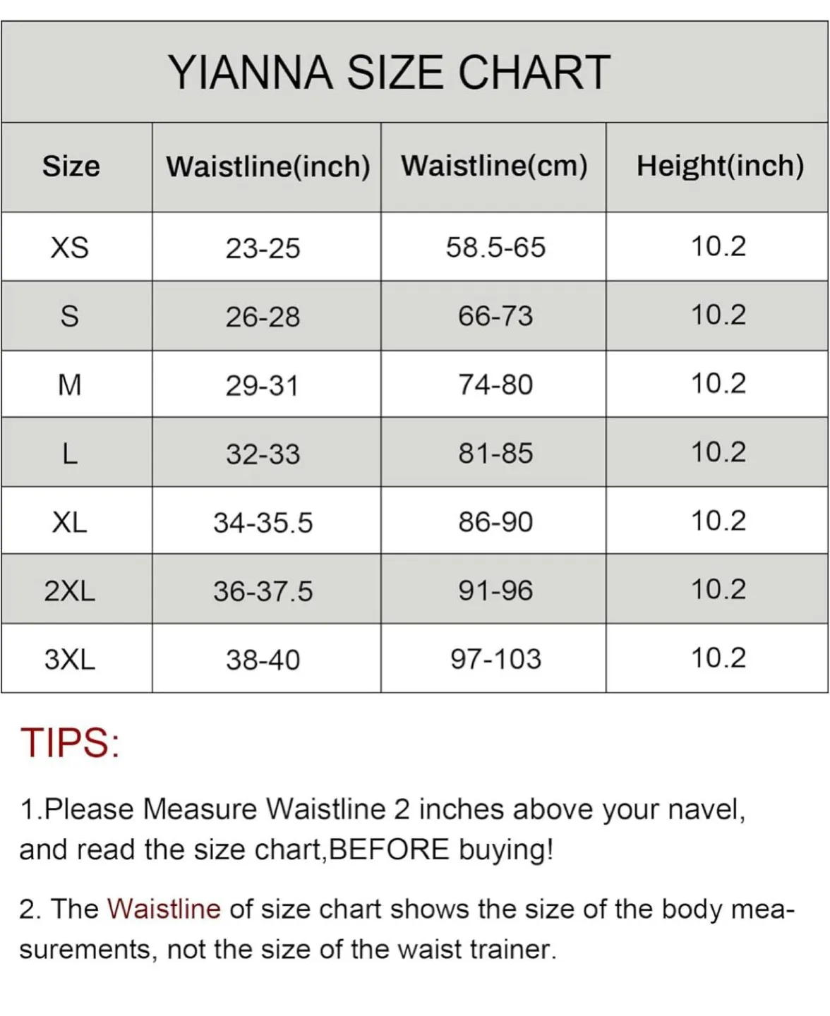 YIANNA Black Waist Trainer Corset - Size M image indicator(3)