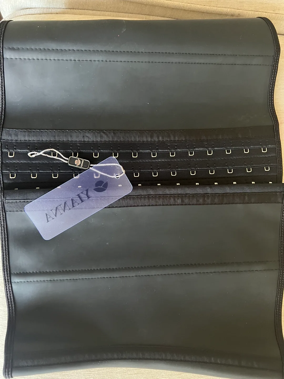 YIANNA Black Waist Trainer Corset - Size M image indicator(6)