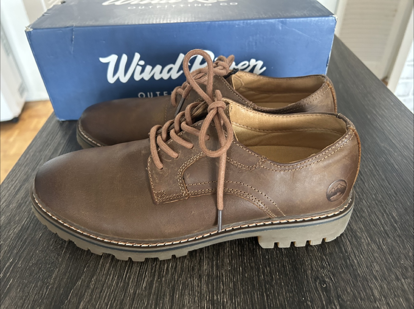 Wind River Kasba Brown Leather Shoes - Size 8 - photo 2