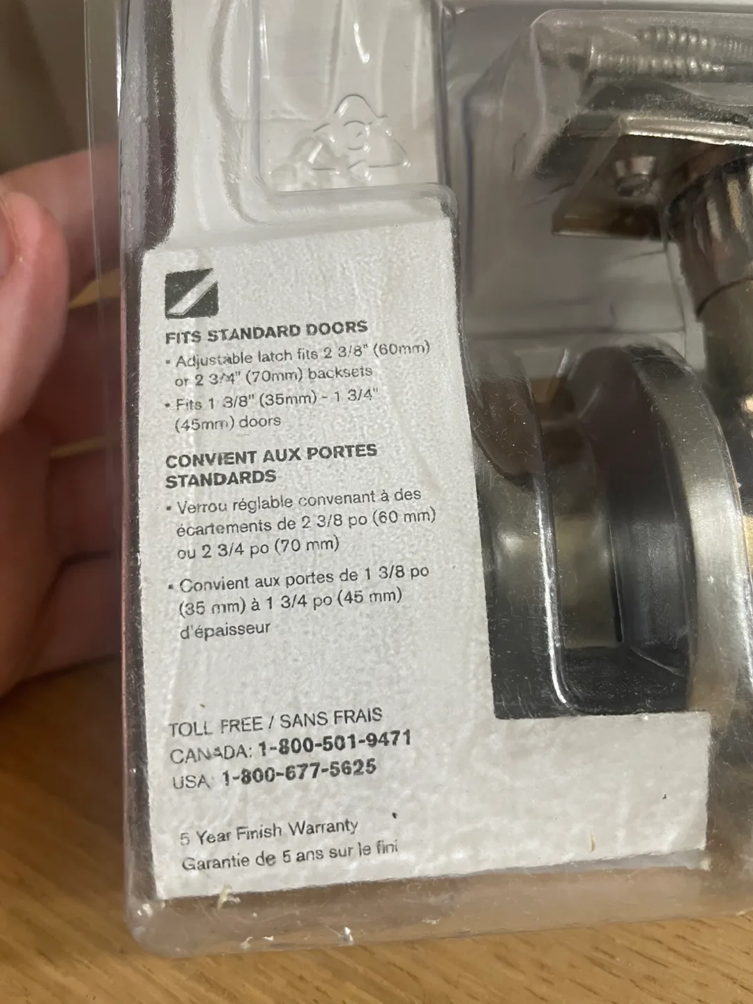 ✨Moving✨New in Box✨ Weiser Safe Lock Hall & Closet Knob image indicator(2)