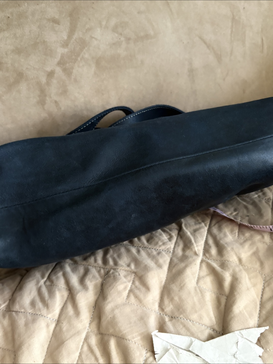Roots Black Leather Crossbody Bag - photo 3
