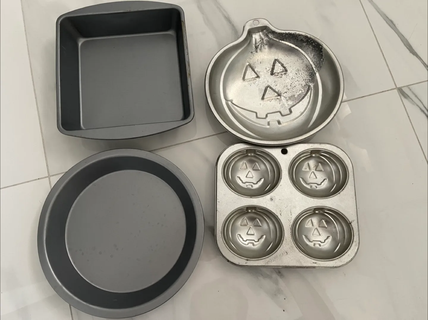 Halloween Baking Pans - Round, Square, Pumpkin