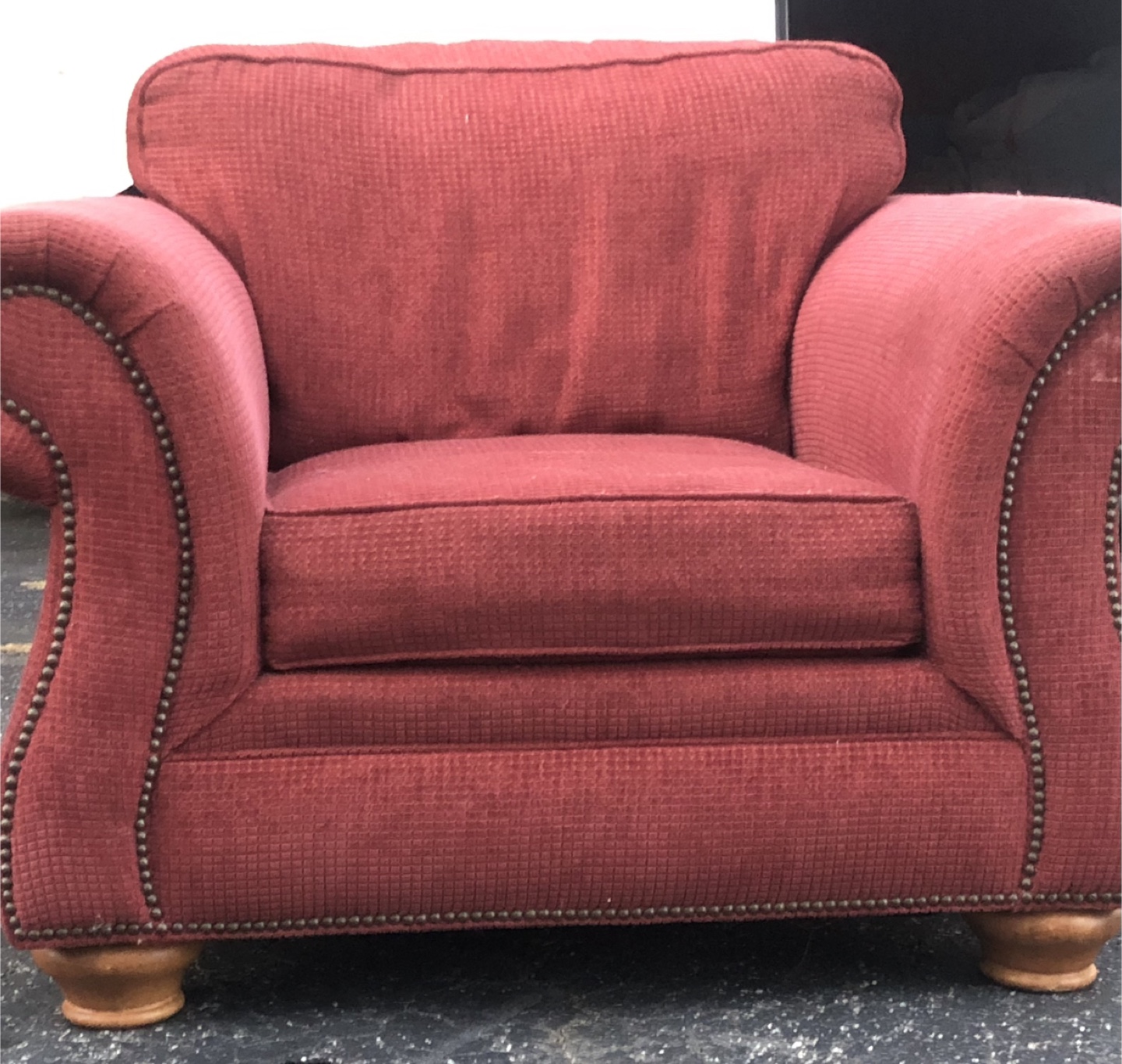Upholstered Armchair - Red - photo 3