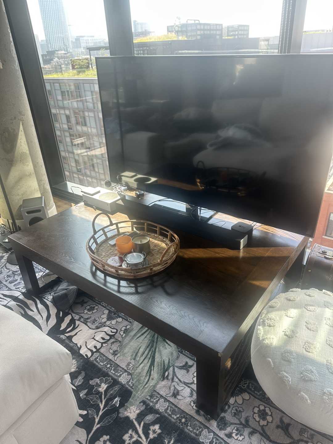 Solid Wood Coffee Table - Great Condition! - photo 2
