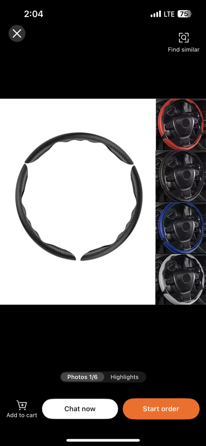 Steering Wheel Cover - Universal Fit - photo 2