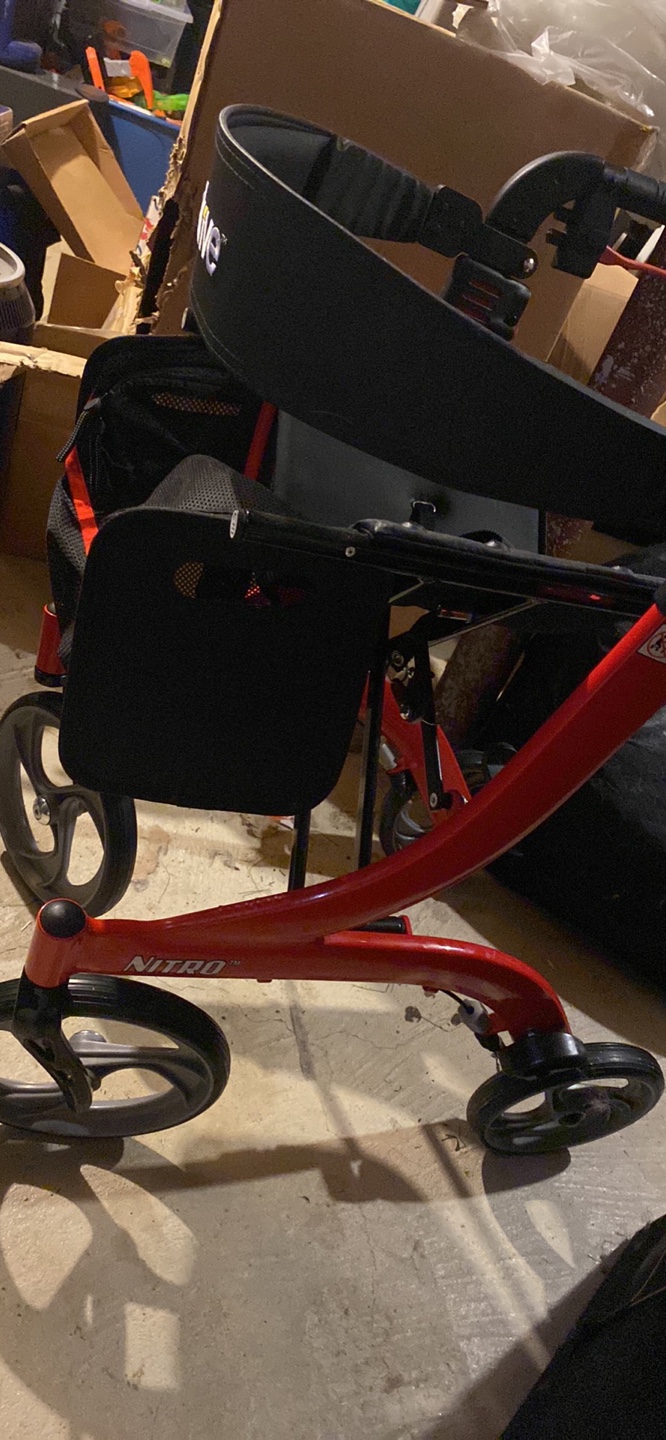 Drive Nitro Rollator Walker - Red - photo 2