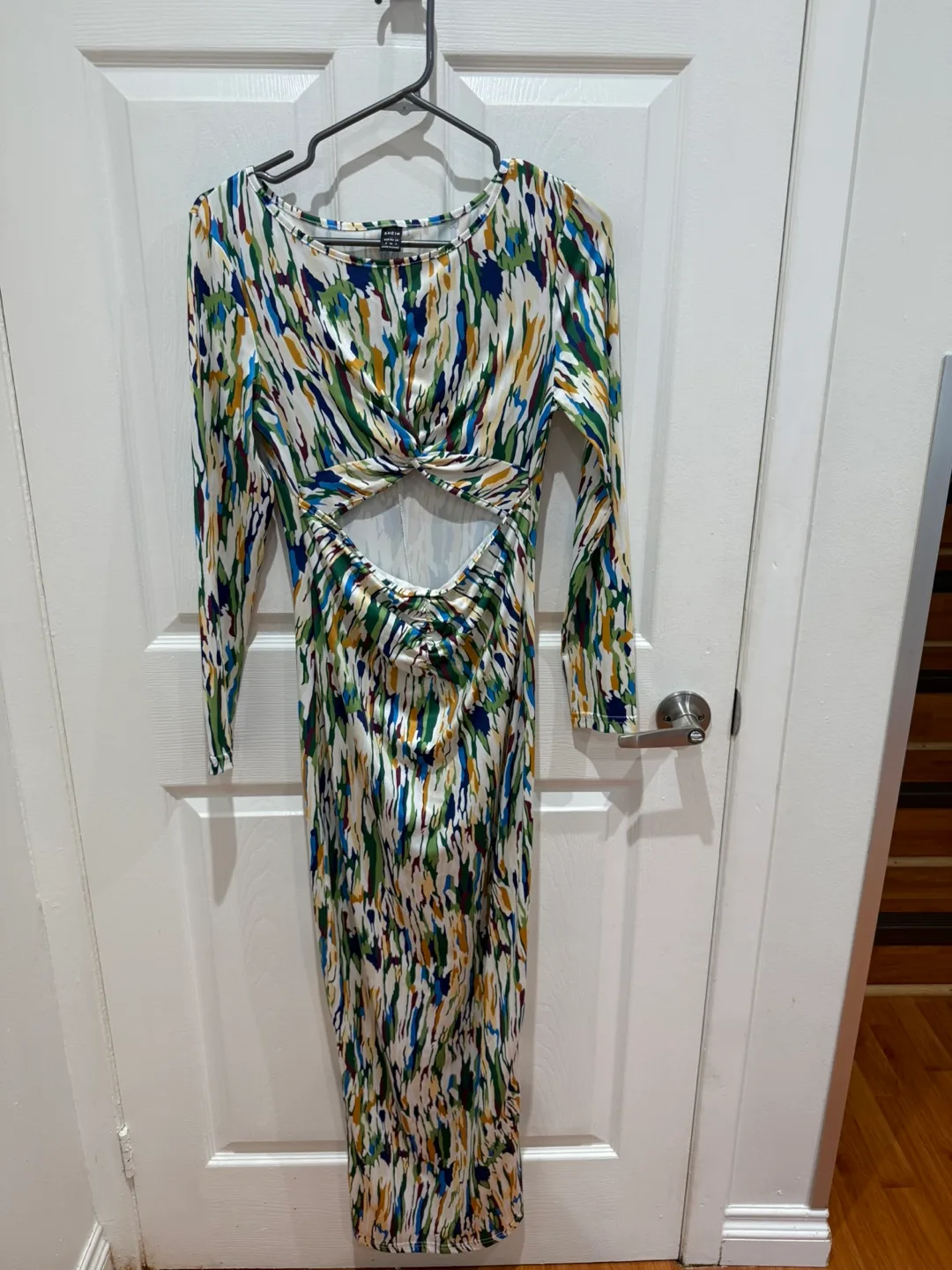SHEIN Abstract Print Dress thumbnail