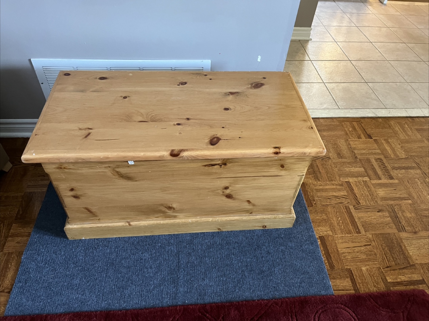 Wooden Storage Chest / Blanket Box - photo 4