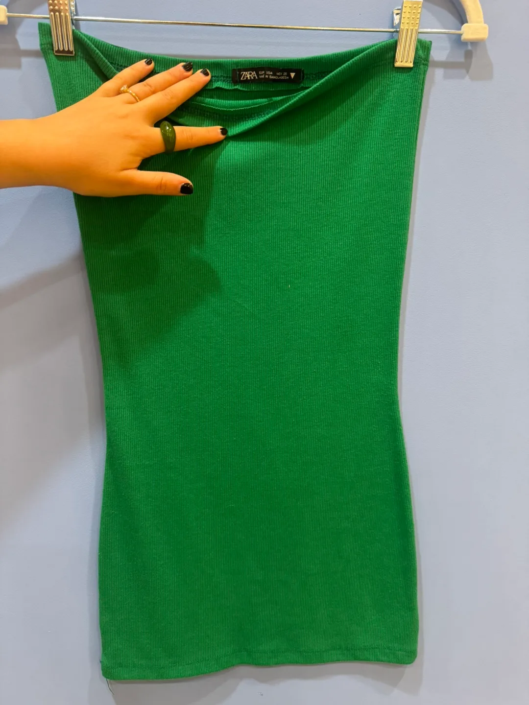 Zara Green Mini dress- Size M image indicator(2)
