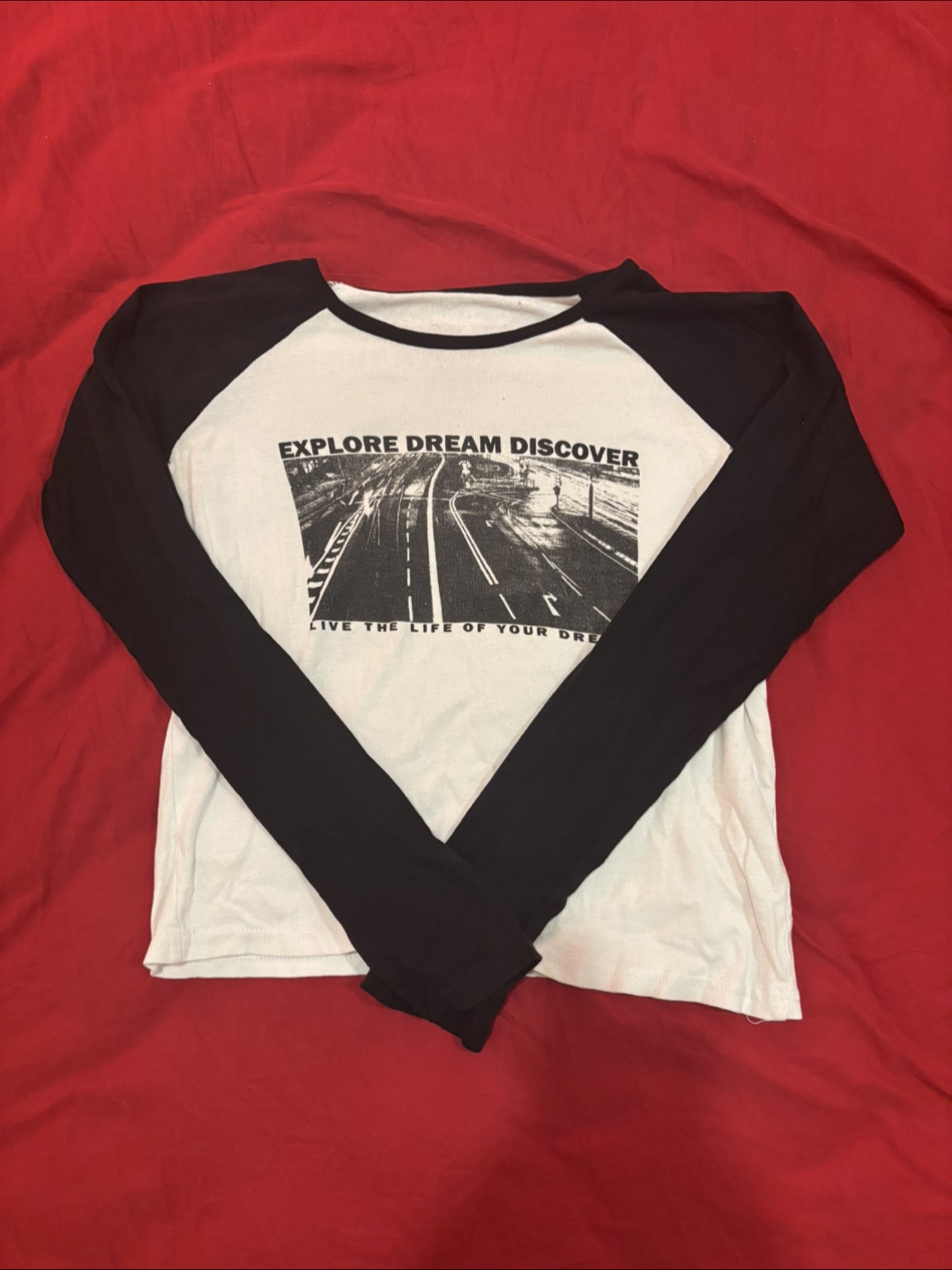 Black & White Long Sleeve Shirt - photo 2