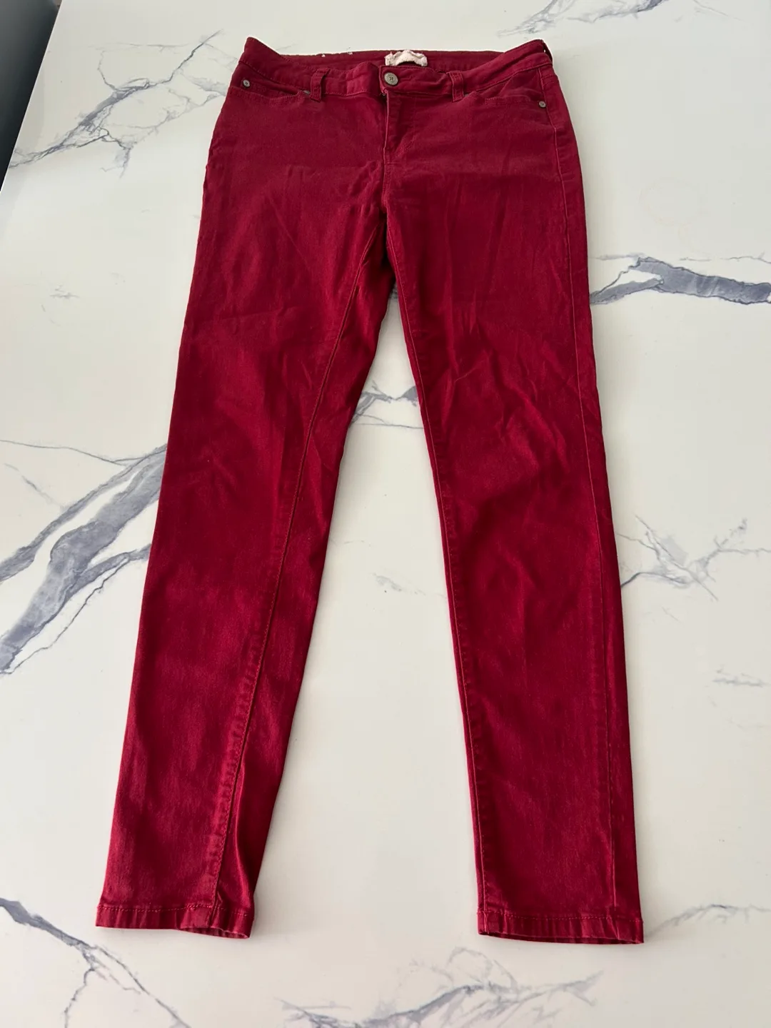 Altar'd State Burgundy Jeans - Size 28/7 thumbnail