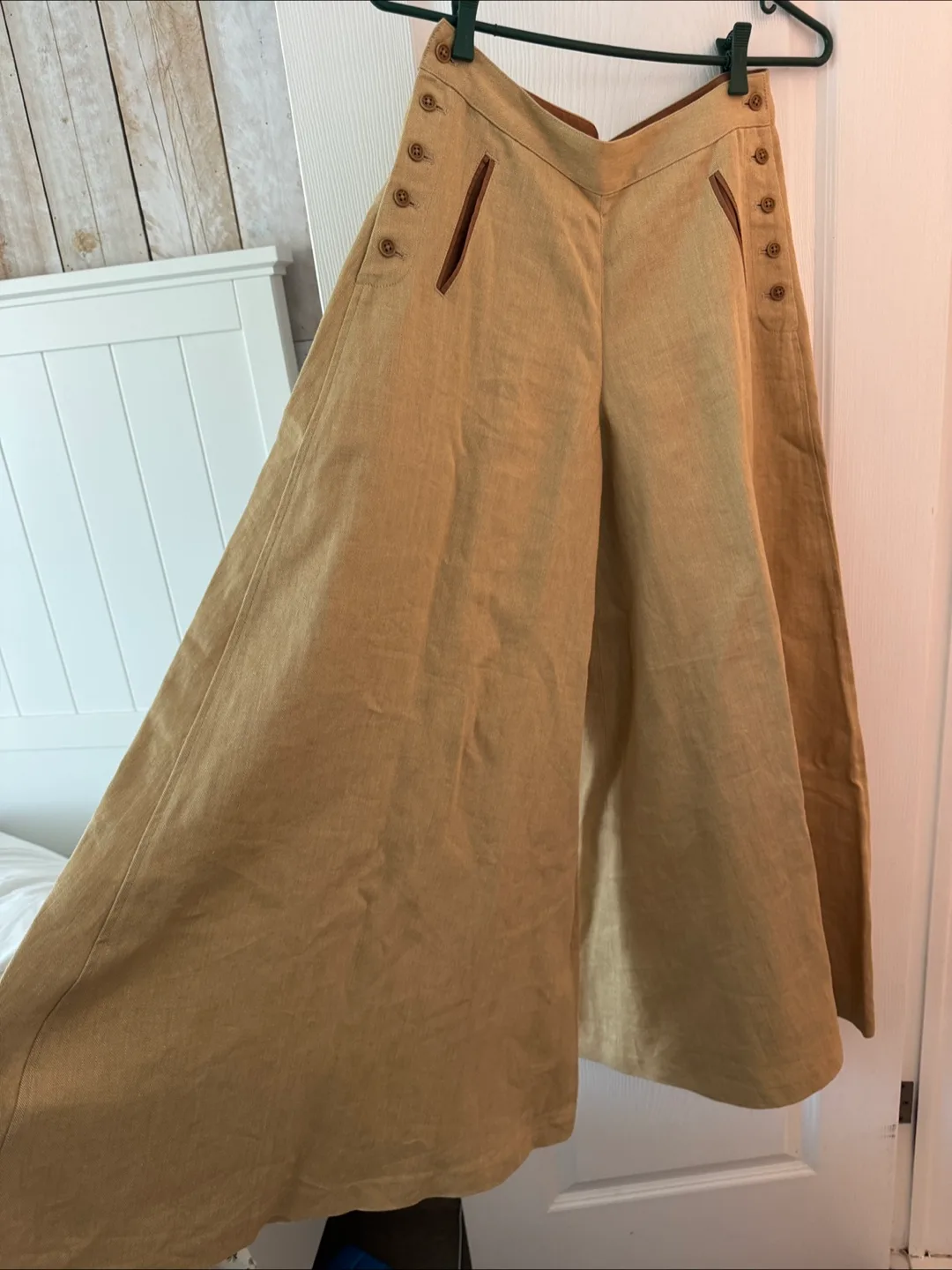 Ralph Lauren Linen Wide Leg Pants - Size 4 thumbnail