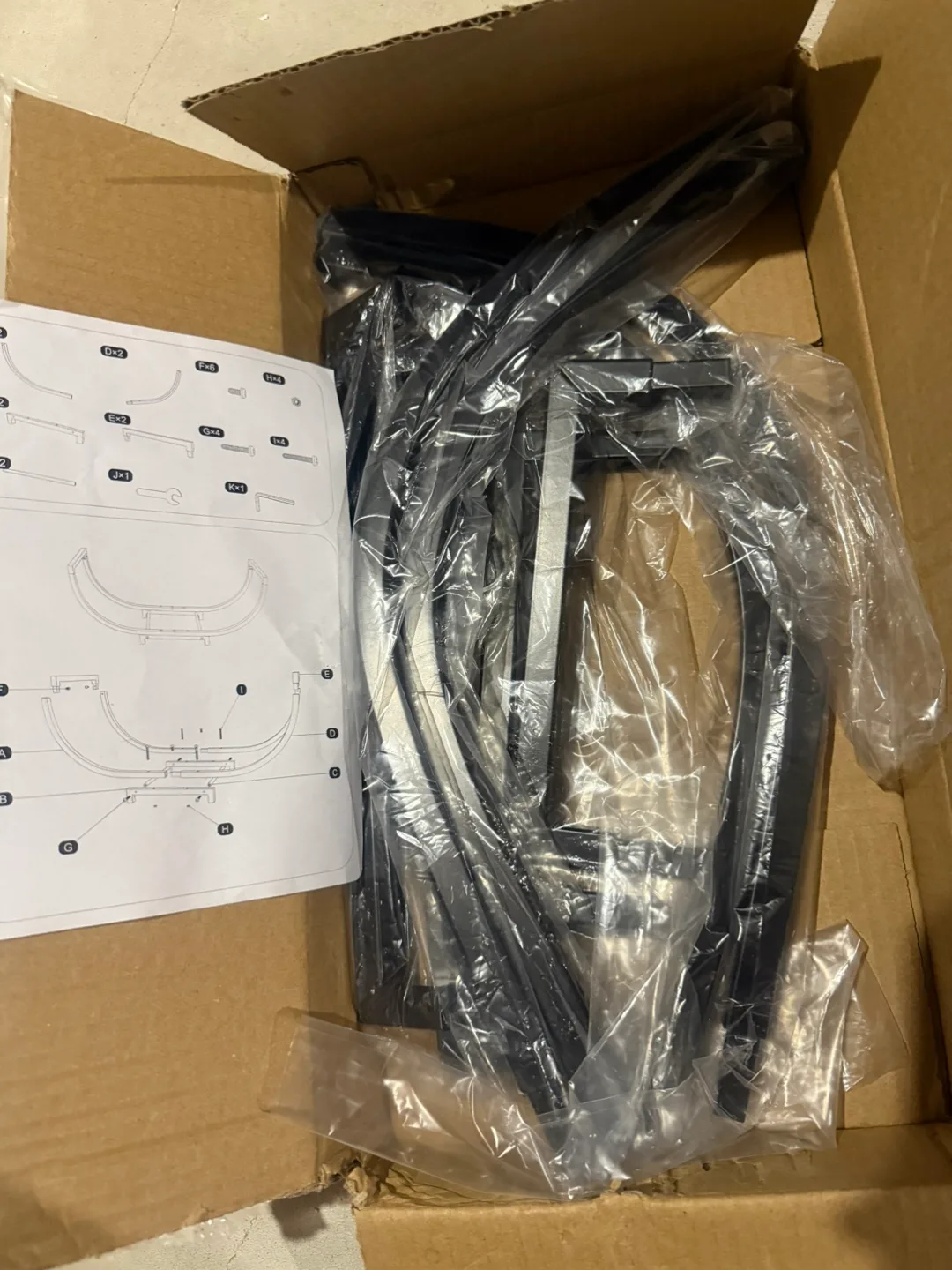 New in box - 24” Firewood Rack for Outdoor and Indoor image indicator(4)