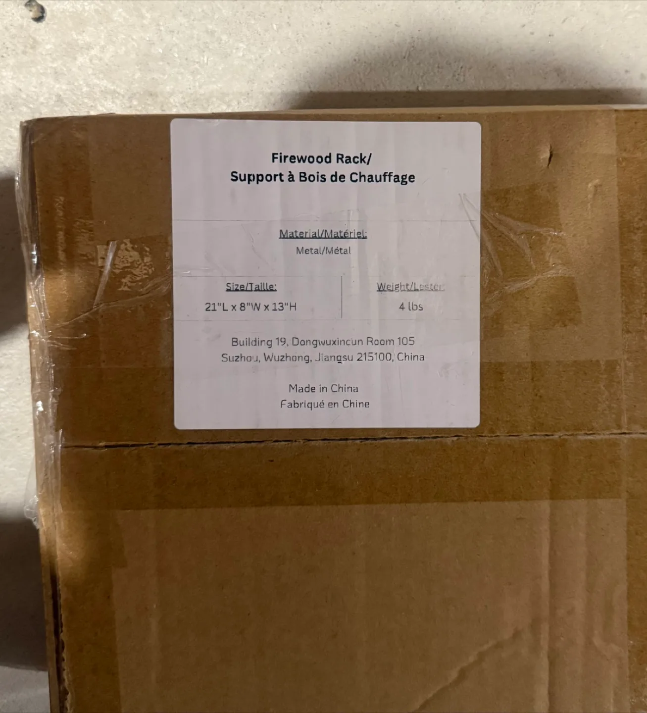 New in box - 24” Firewood Rack for Outdoor and Indoor image indicator(5)