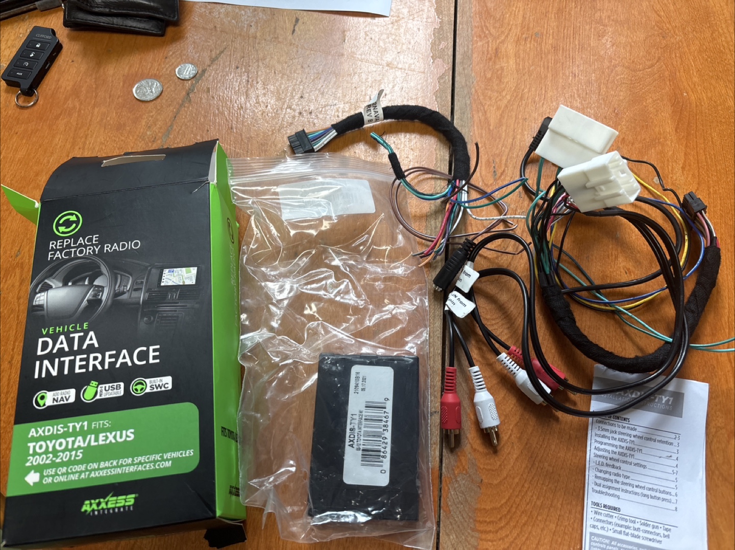 New Lexus Toyota audio interface kit