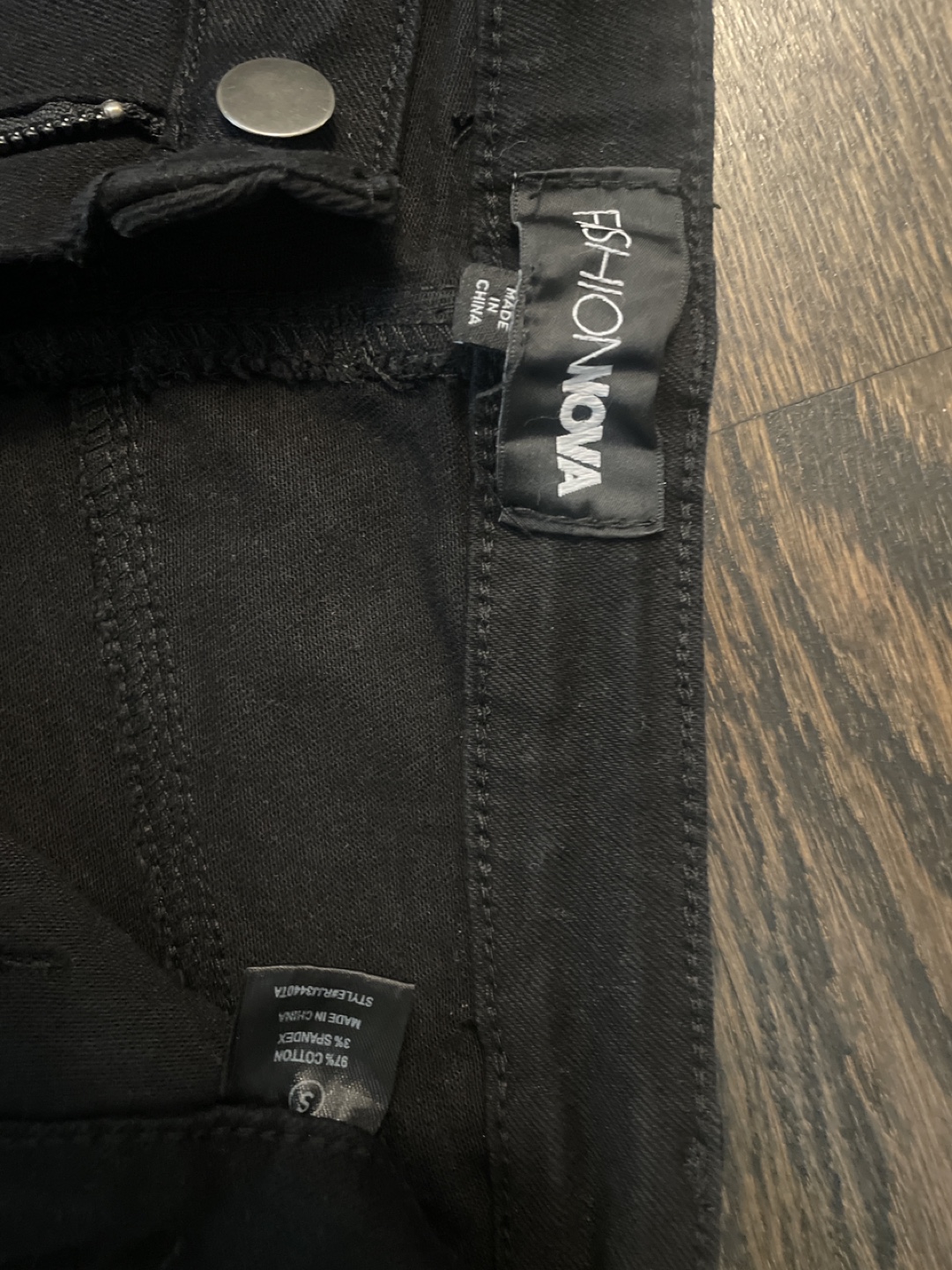 Fashion Nova Black  cargo size Small Tall women - photo 2