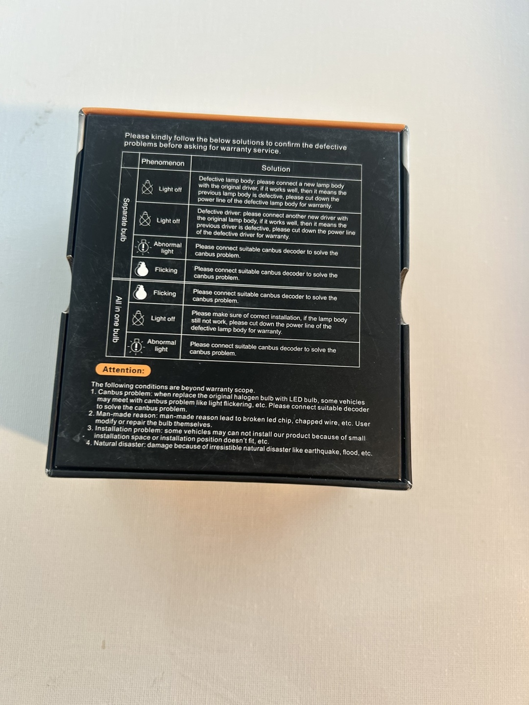AUXBEAM F22-H4 LED Light - New in Box - photo 4