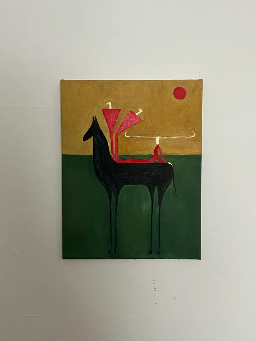 Hand painted oil paintings on canvas  $160 for pair image indicator(2)