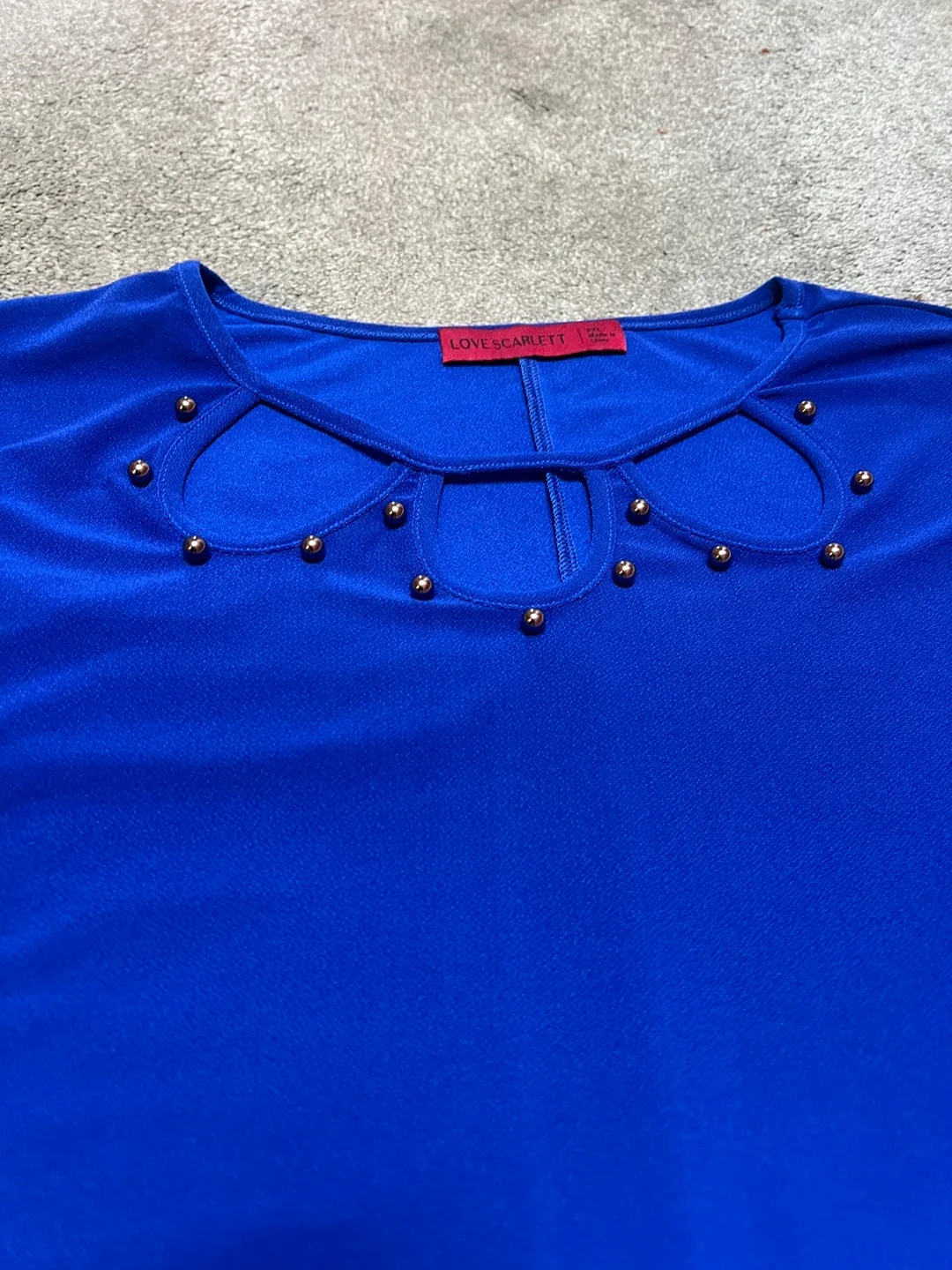 Love Scarlett Blue Top - Size PXL image indicator(2)