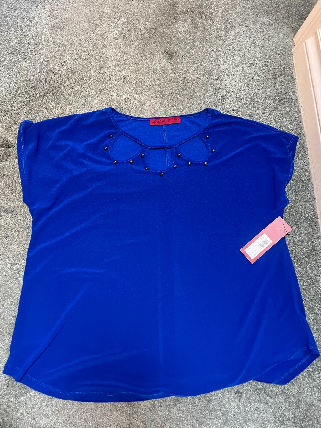 Love Scarlett Blue Top - Size PXL thumbnail