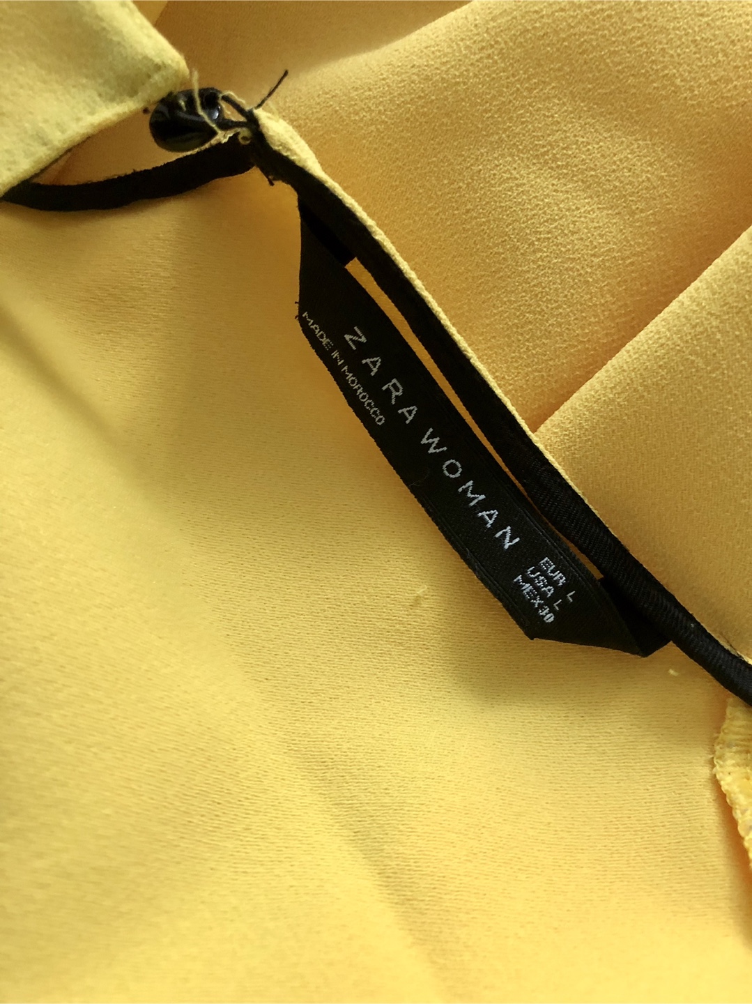 Zara Woman Yellow Sleeveless Top - Size L - photo 3