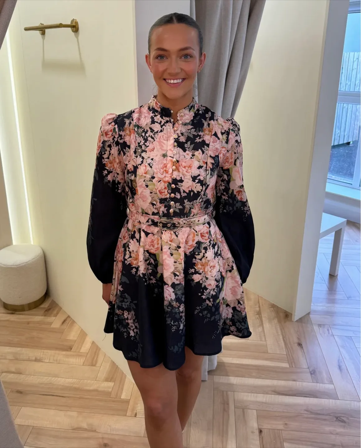 Floral Print Mini Dress small image indicator(4)