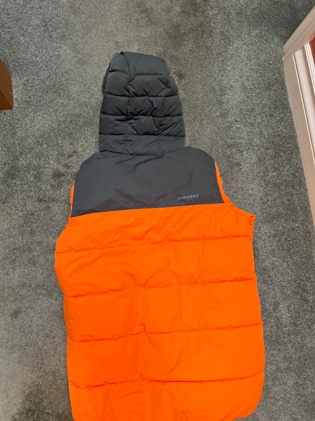 Ripzone Puffer Jacket - Orange & Grey image indicator(3)