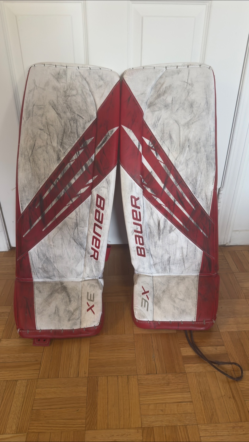 Bauer 3X Hockey Goalie Leg Pads - Size Large
