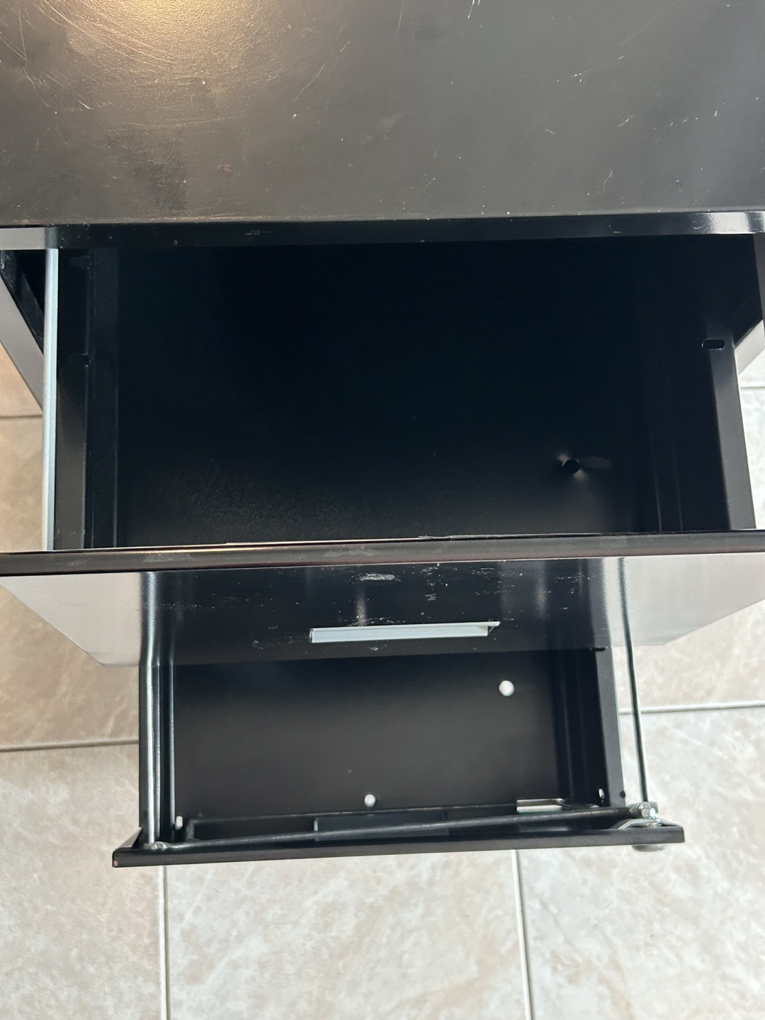 Black 2-Drawer , metal , Filing Cabinet - photo 3
