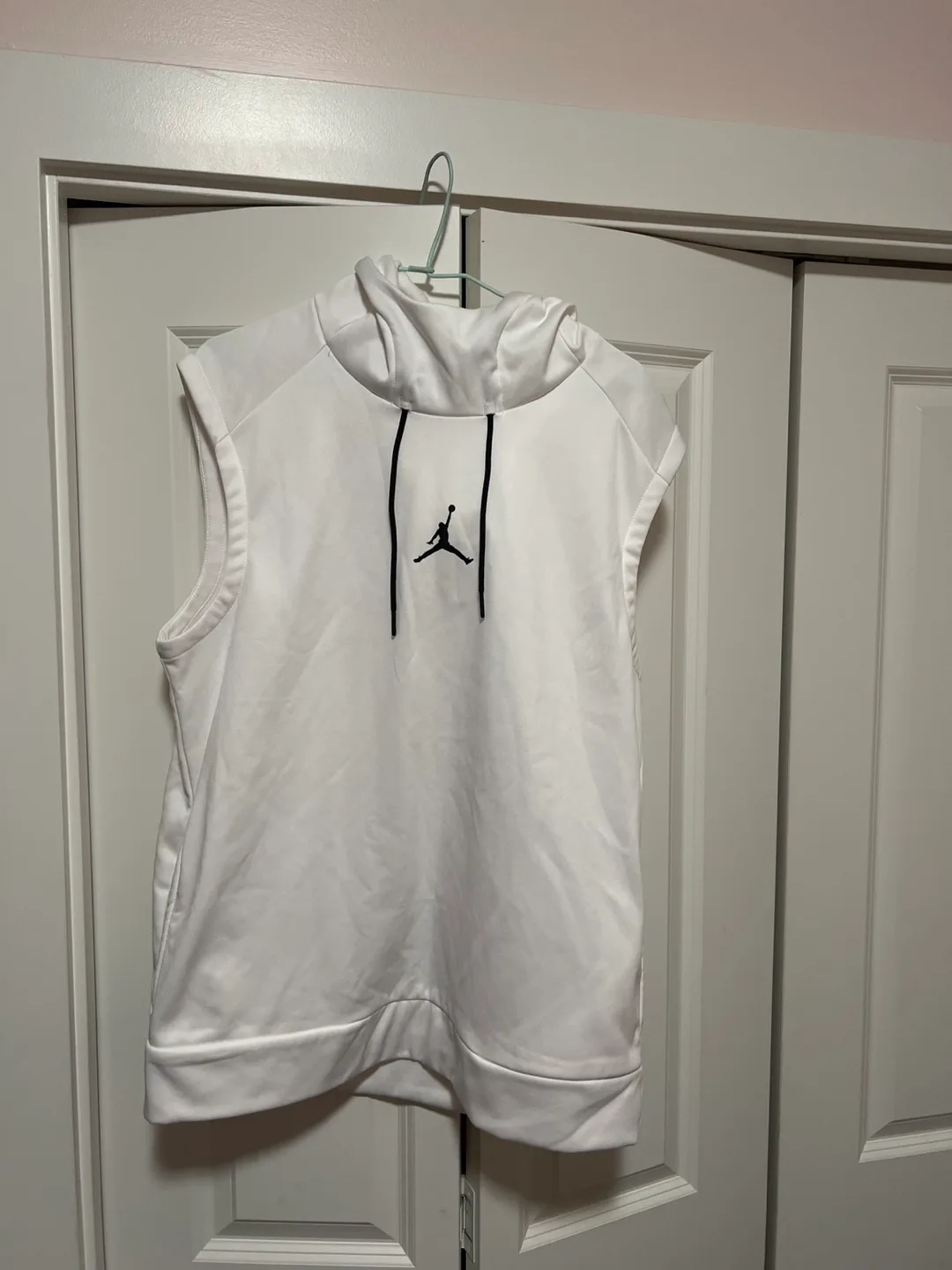 Jordan Sleeveless Hoodie - White thumbnail